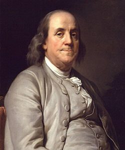 painting of Benjamin Franklin